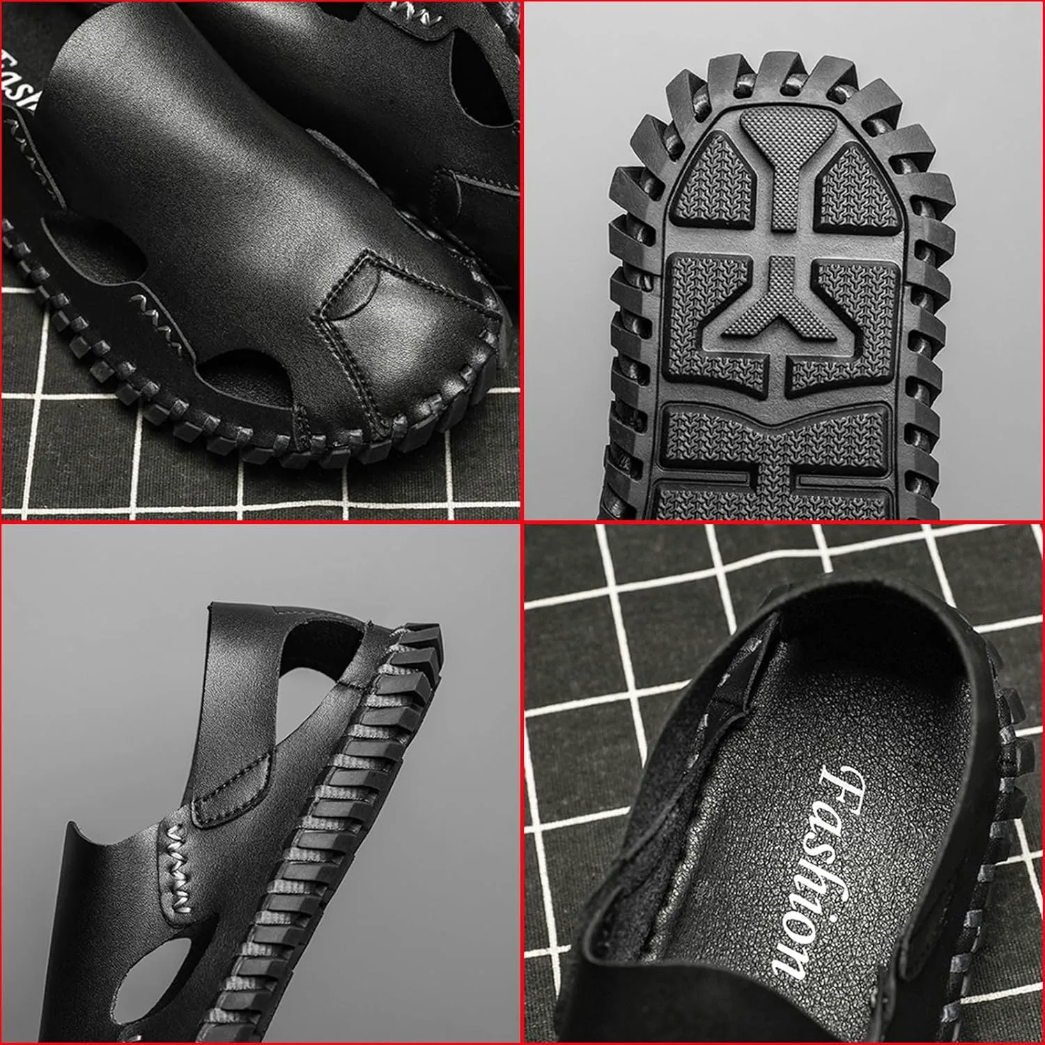 

Мужские сандалии Zeberfi с закрытым носком из кожи, плоские, повседневные, для активного отдыха на улице, ручной работы, на молнии, пляжные, летние, дышащие, комфортные для ходьбы, спортивные, походные, бежевый