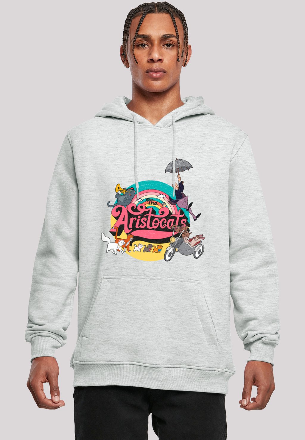 

Толстовка DISNEY ARISTOCATS RAINBOW FUN F4NT4STIC, серый