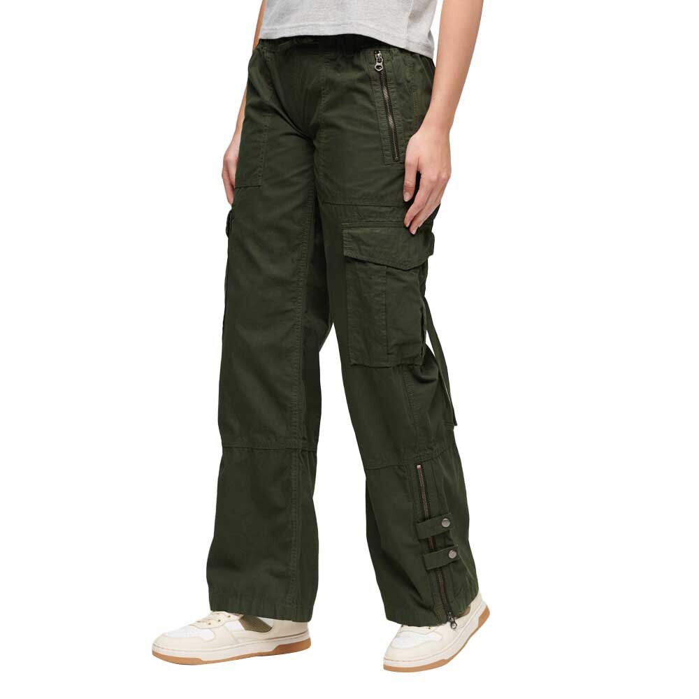 

Брюки Superdry Vintagre LR cargo, зеленый