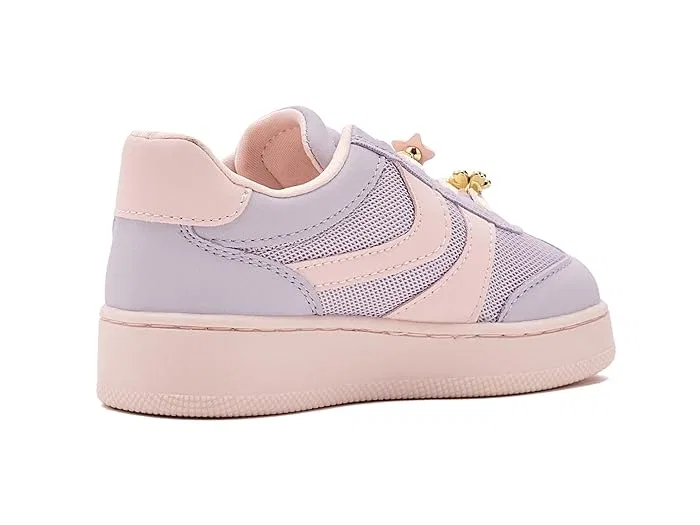 Кроссовки с цветочными подвесками Jerseyc Steve Madden Kids, Blush/Lilac — фото 4