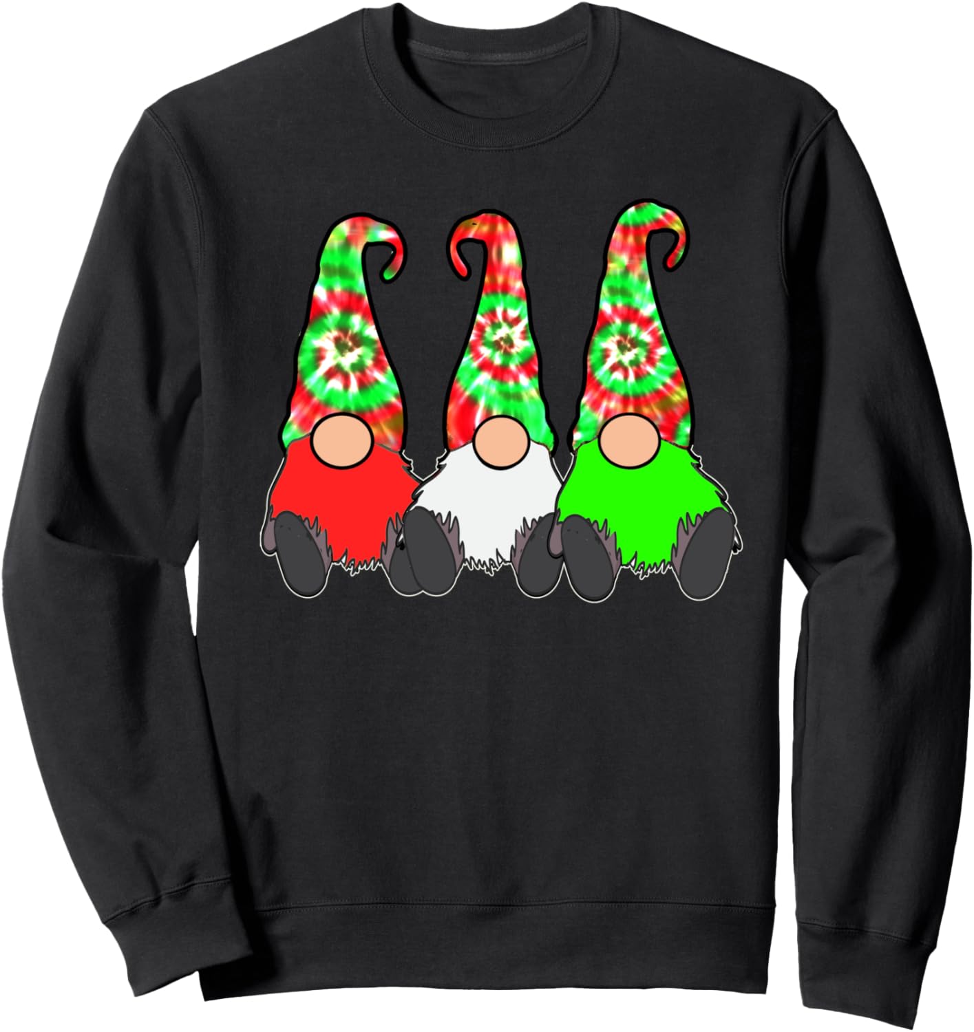 

3 хиппи-гнома, рождественская шапка в стиле тай-дай, ретро, красно-зеленая толстовка, черная Nordic Emporium, Черный, 3 хиппи-гнома, рождественская шапка в стиле тай-дай, ретро, красно-зеленая толстовка, черная Nordic Emporium