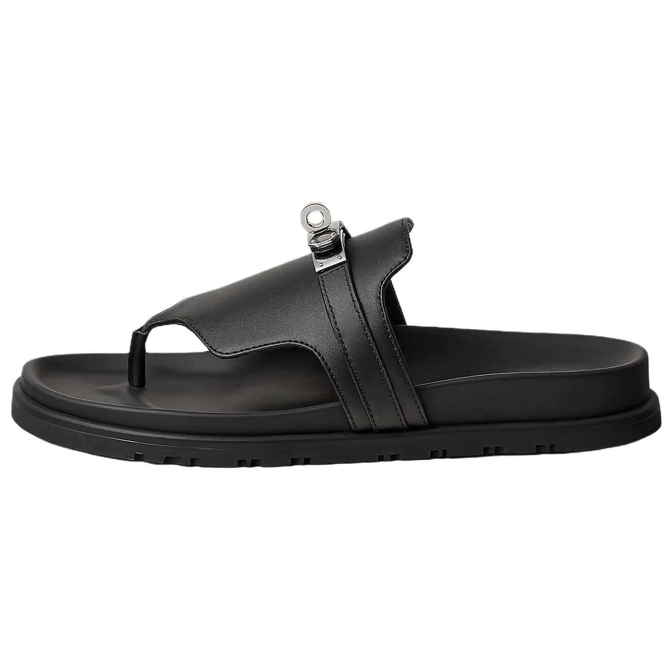 HERMES Женские шлепанцы Empire, черные
