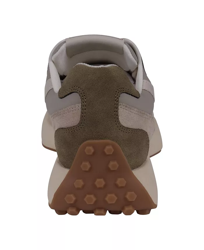Женские кроссовки Howell на шнуровке в ретро-стиле GC Shoes, коричневый/бежевый — фото 3