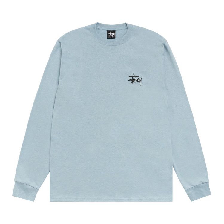 

Футболка Stussy Basic Long-Sleeve Tee 'Slate'