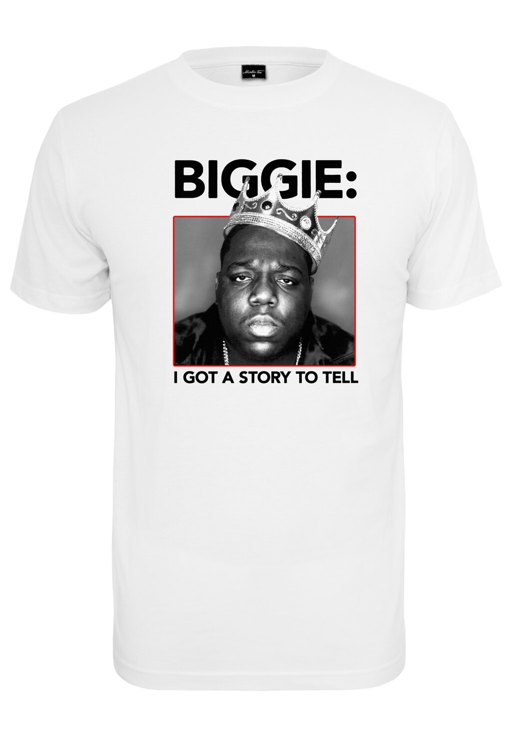 

Футболка с принтом BIGGIE CROWN TEE Mister Tee, белый