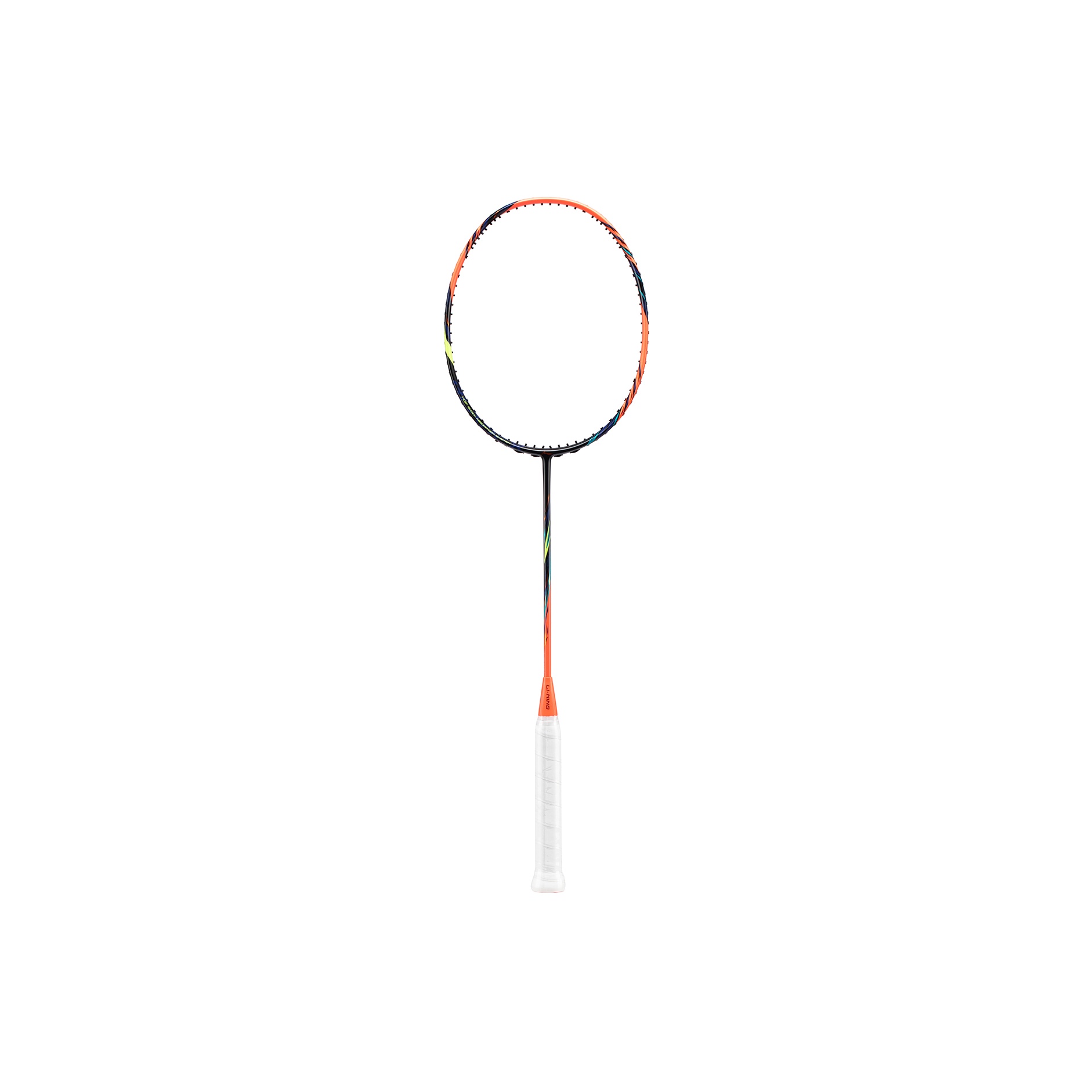 

LINING Фенгинг 500 карбоновая бадминтонная ракетка скоростной тип повышенная скорость замаха профессиональная 4U/G6 флуоресцентный оранжевый