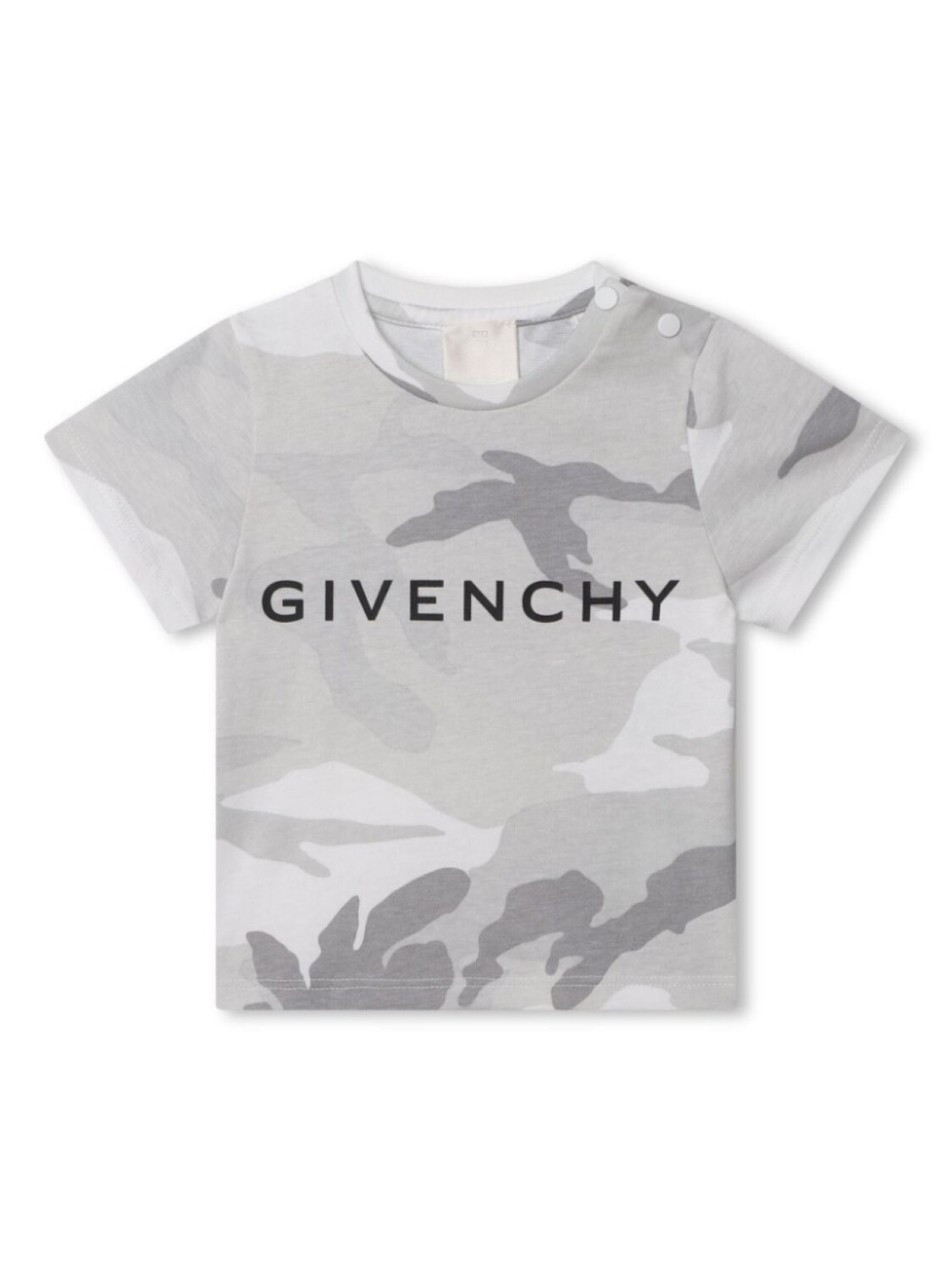 

Givenchy Kids футболка с камуфляжным принтом и логотипом 4G, серый