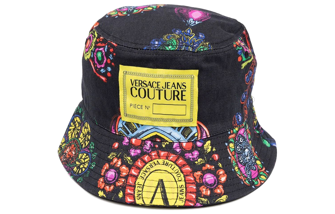 

VERSACE JEANS Хлопковая панама унисекс, Black