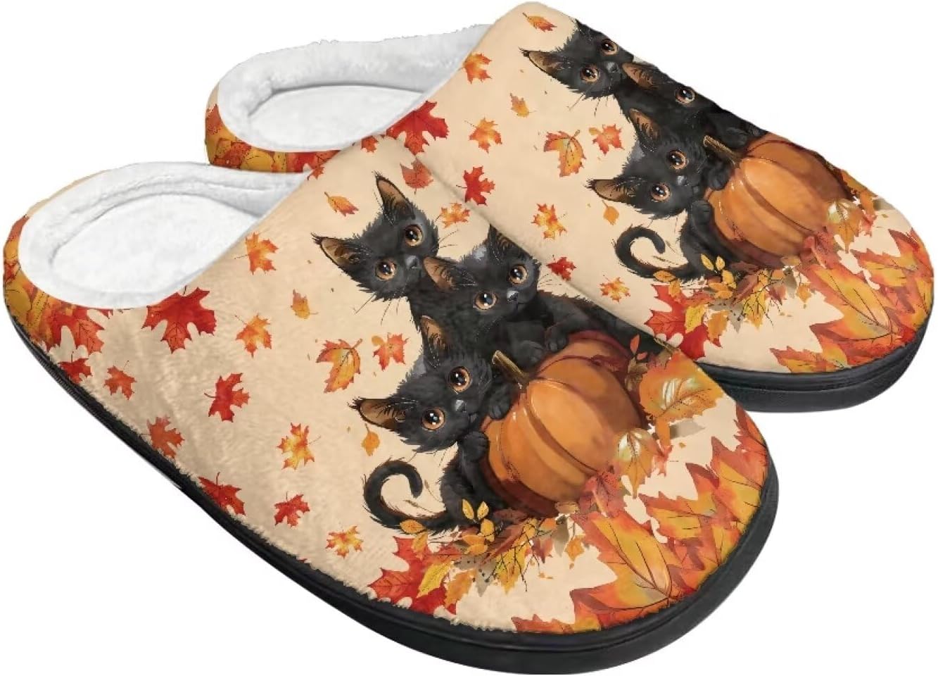 

Домашние тапочки для женщин и мужчин, теплые с эффектом памяти, пушистые тапочки Rweroyiu, черный