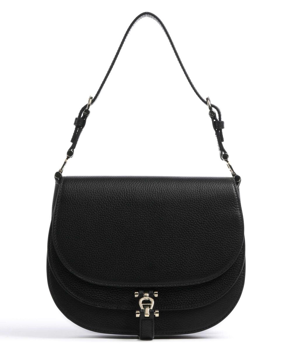

Сумка через плечо Delia S из зернистой яловой кожи Aigner, черный