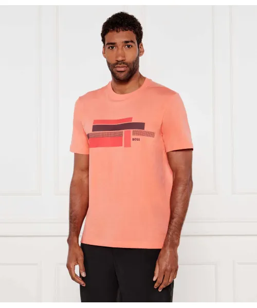 

Футболка «Глэмпинг» Relaxed fit Boss Green, розовый