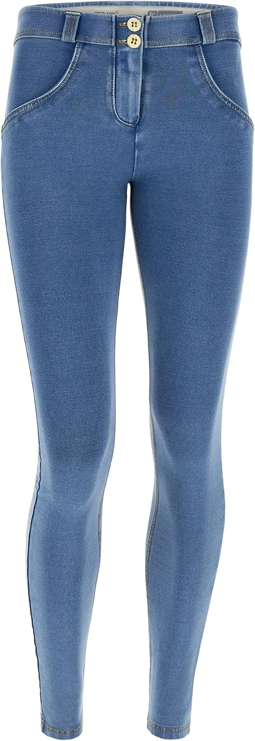 

Джинсы FREDDY для женщин с эффектом подтяжки ягодиц — завышенная талия, скинни