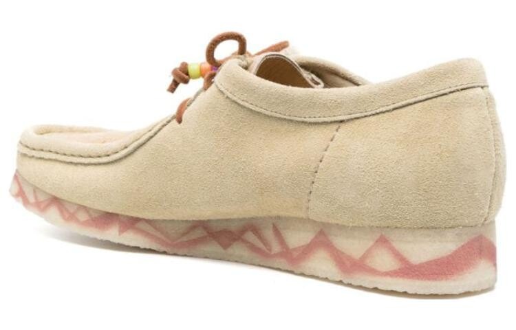 Мужские повседневные мужские низкие песочно-бежевые Clarks — фото 4