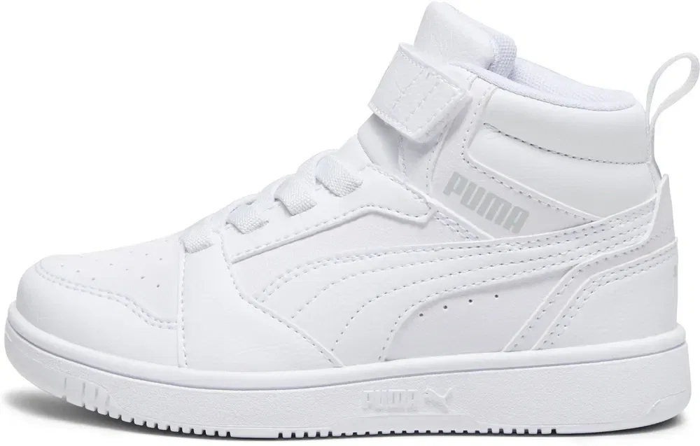 Кроссовки детские Rebound V6 Mid AC+ PS, Puma, белый — фото 3