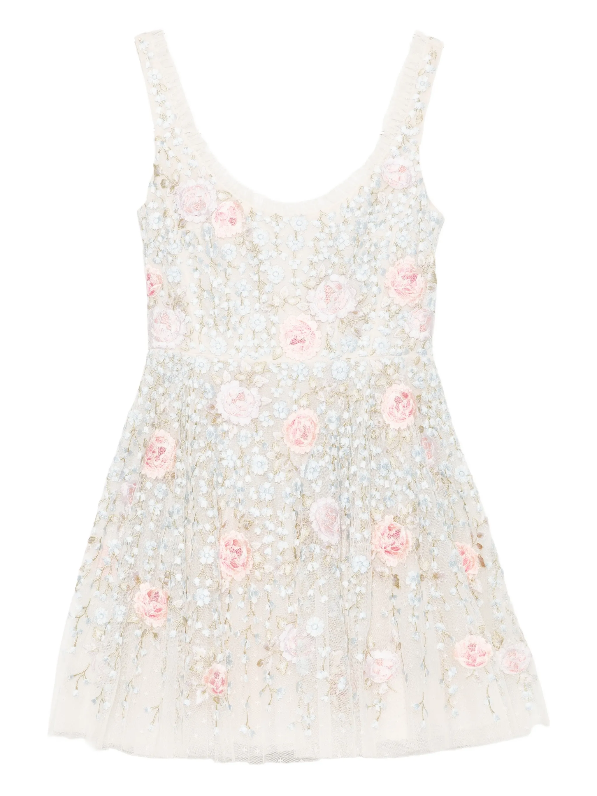 

Мини- платье от Крессиды Needle & Thread, нейтральный