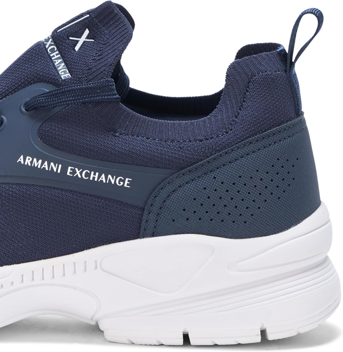 Мужские кроссовки Armani Exchange Speed с шнуровкой, темно-синий — фото 4