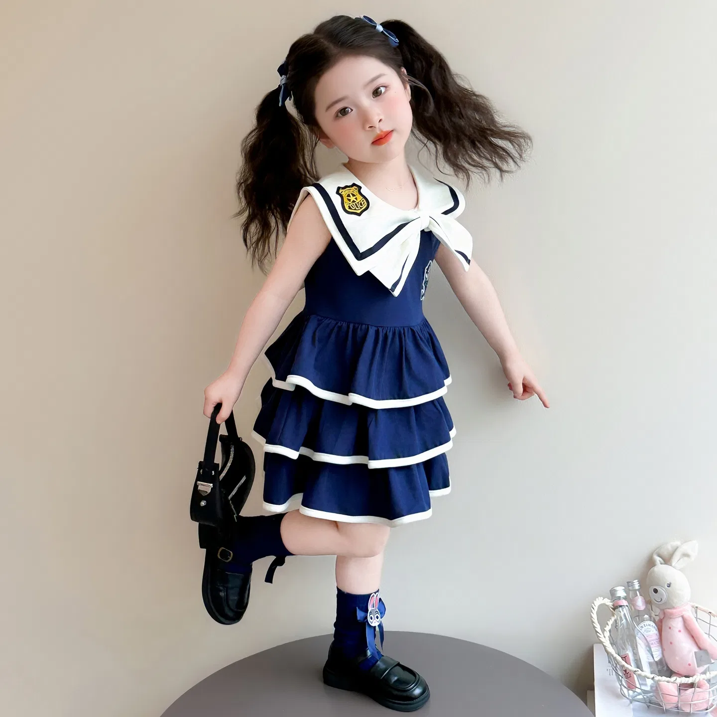 Платье детское с принтом Disney, Navy Blue — фото 4