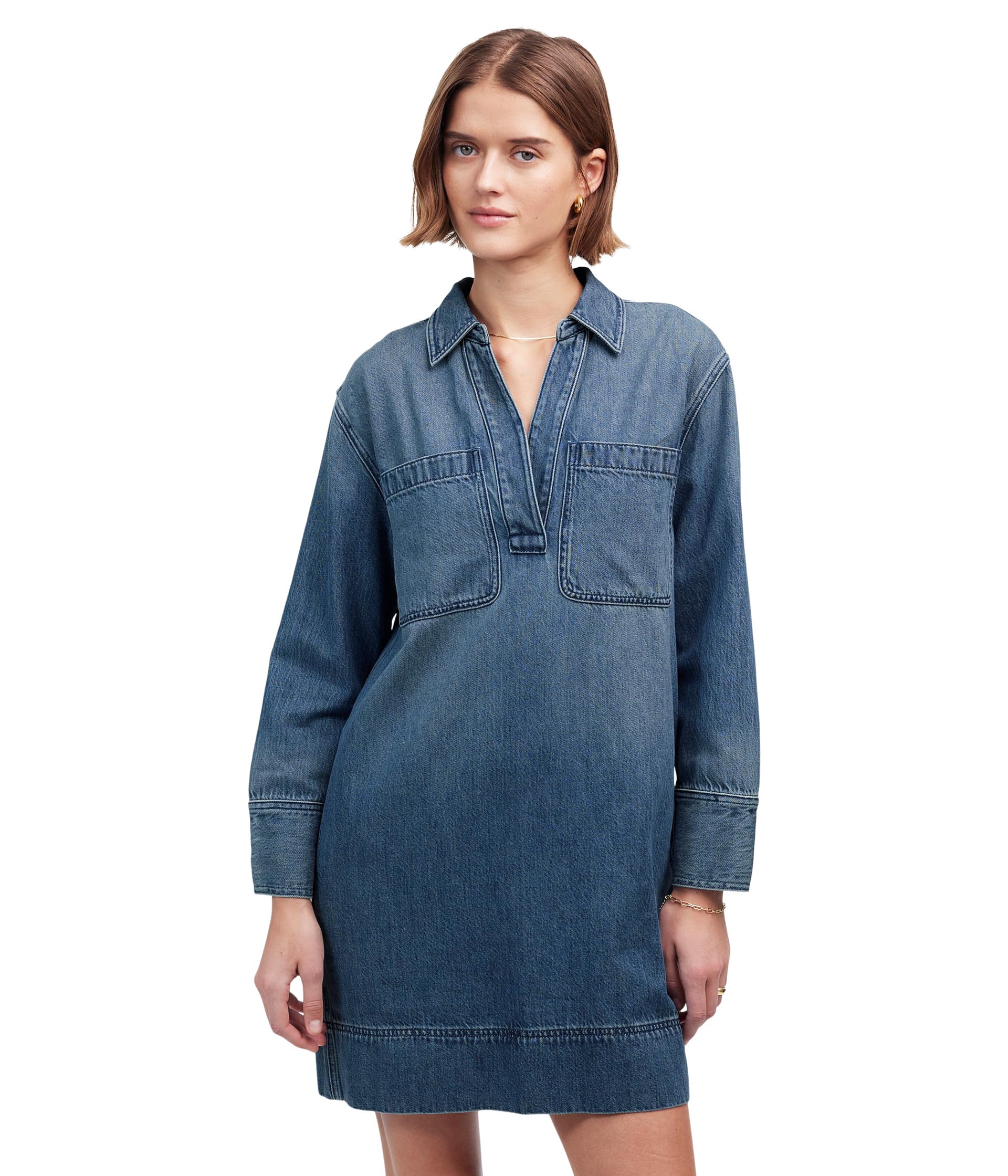 

Платье Madewell Long, цвет Croswell Wash