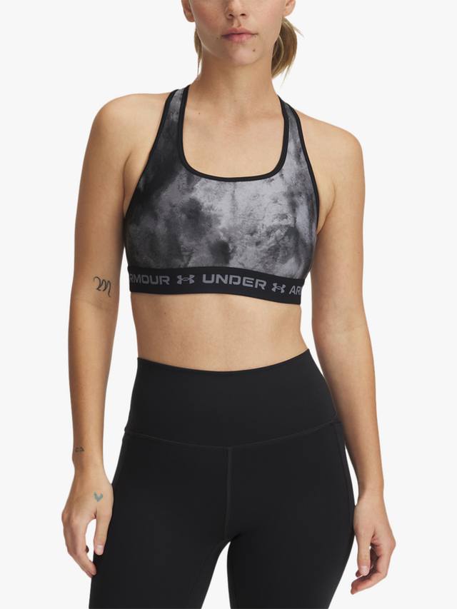 

Спортивный бюстгальтер с перекрестными лямками Under Armour, Black / Titan Gray