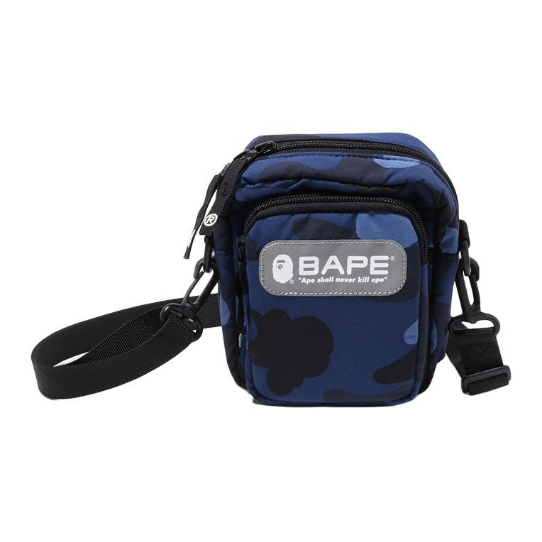 

A BATHING APE Синтетическая поясная сумка мужская разноцветная, Dark Blue