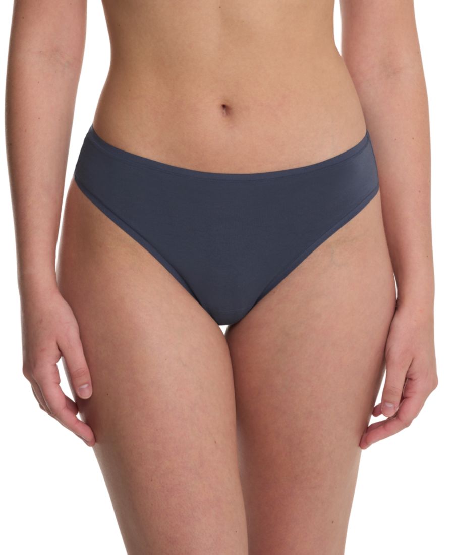 

Женские хлопковые трусики-стринги Bliss Bare 771346 Natori, Vintage Navy
