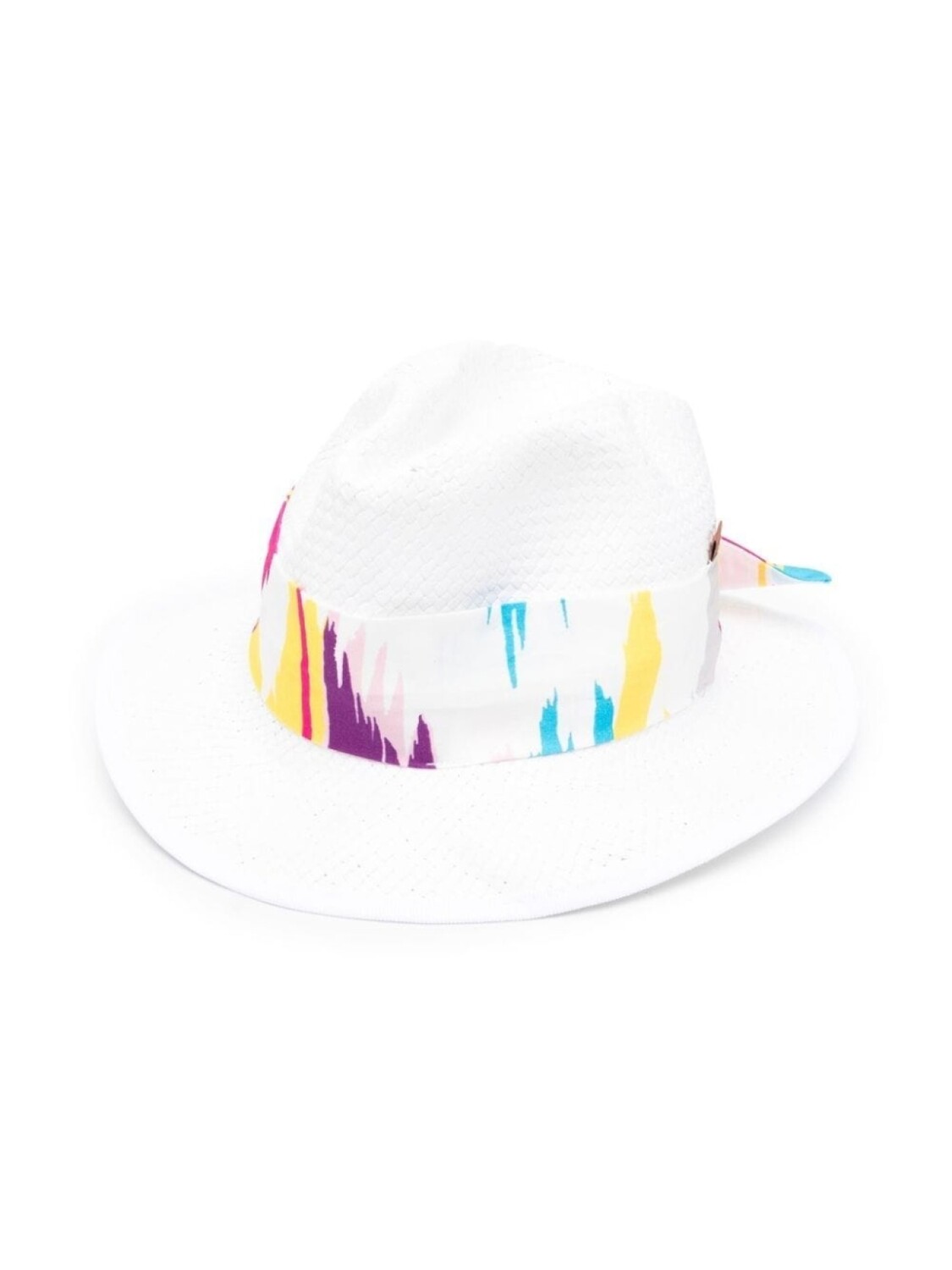

Шляпа-федора с лентой Missoni Kids, белый