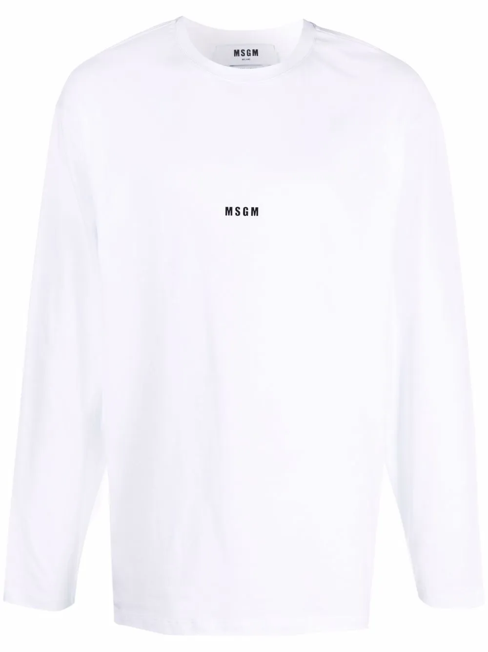 

Футболка с длинными рукавами и логотипом MSGM, белый