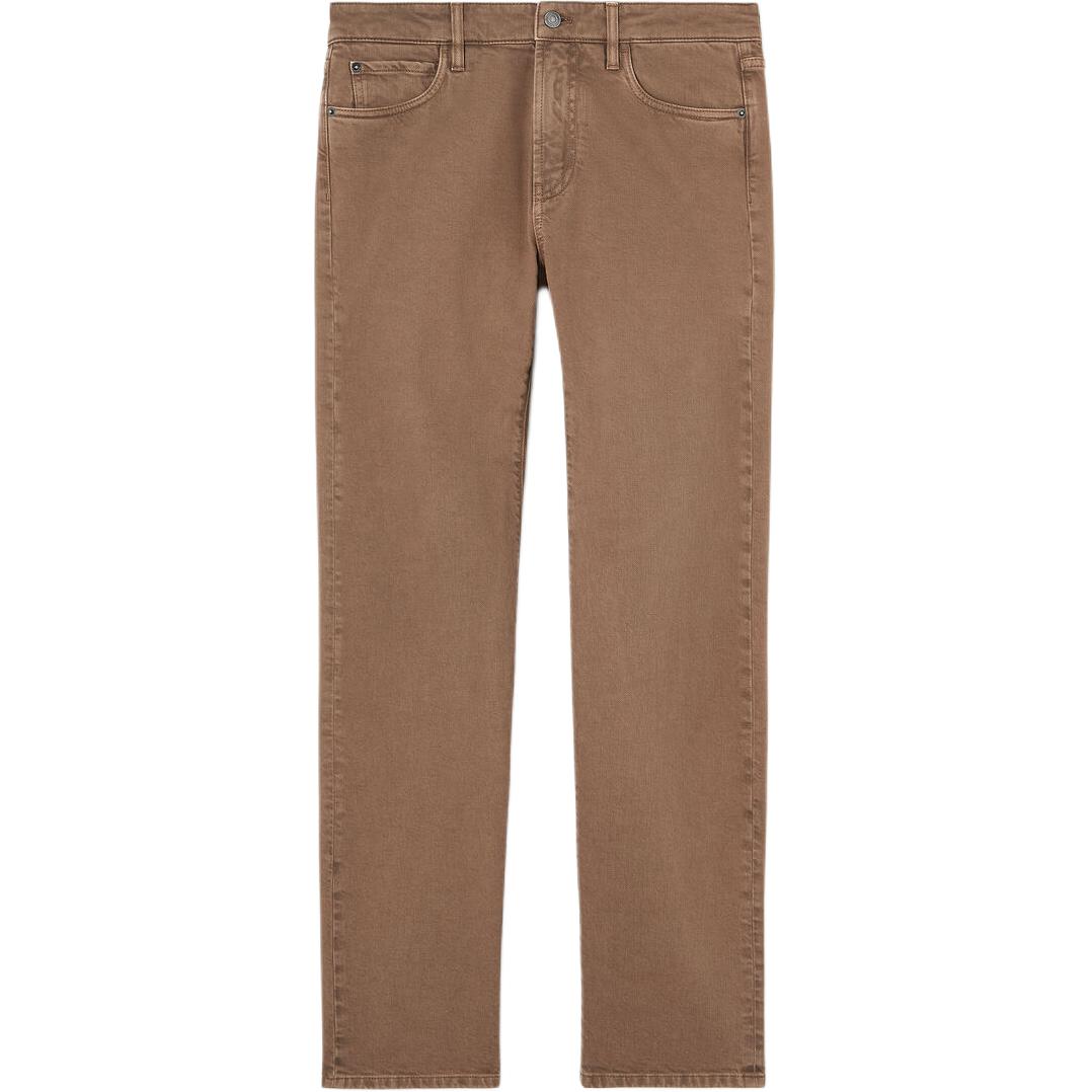 

Брюки прямого кроя с нашивкой-логотипом Loro Piana, коричневый