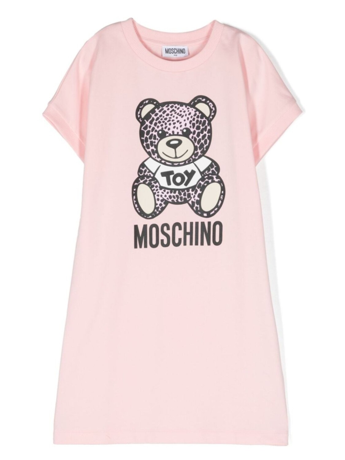 

Moschino Kids платье с принтом Teddy Bear, розовый