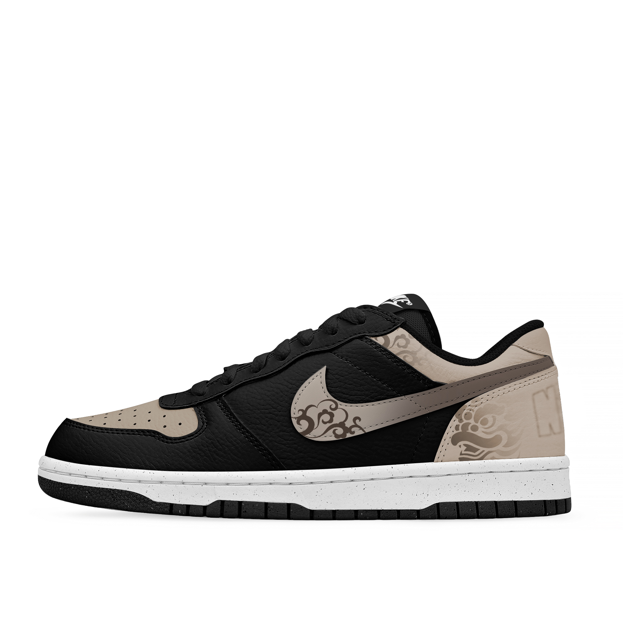 

Nike Кроссовки для скейтбординга Big Low Lux Cushioning, устойчивые к истиранию и скольжению, низкие, унисекс, черно-коричневые