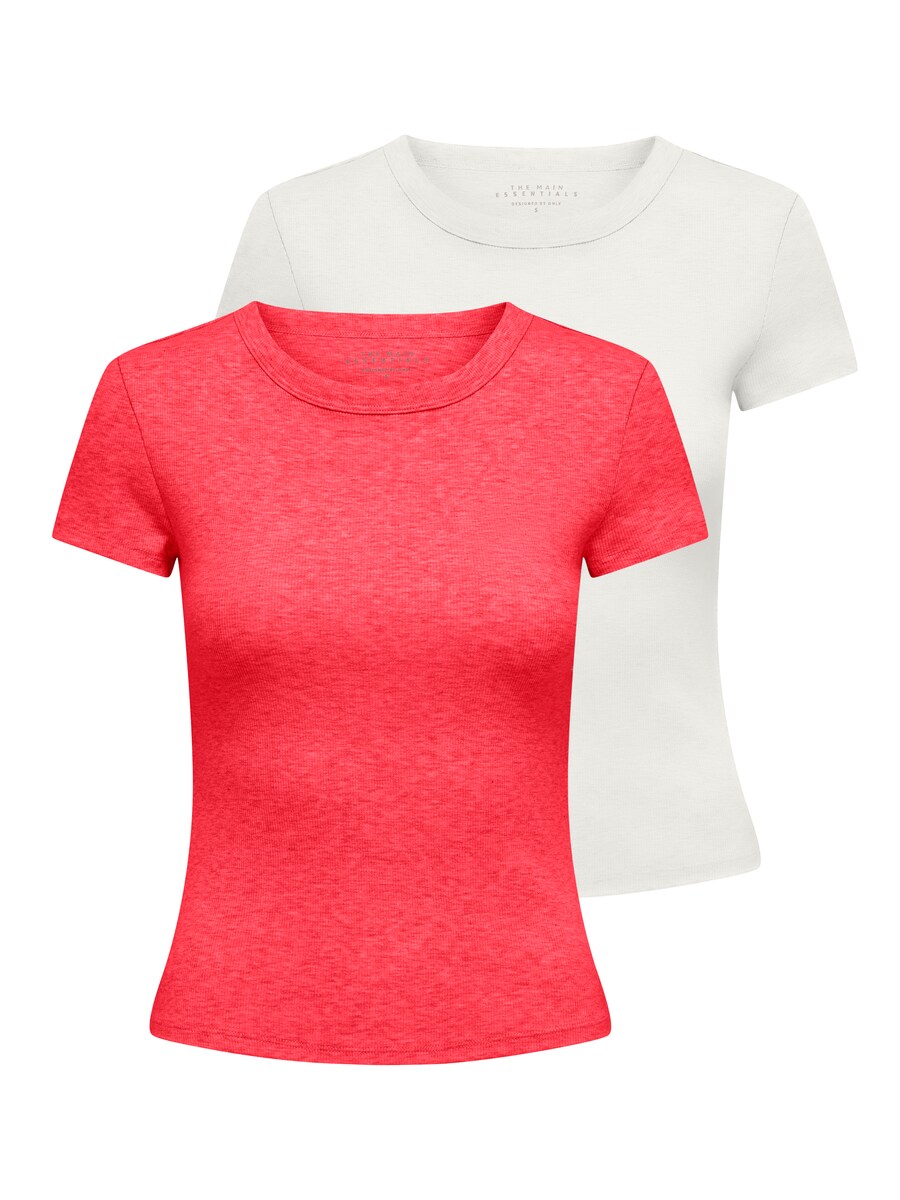 

Рубашка ONLY ONLEASY, цвет Coral/White