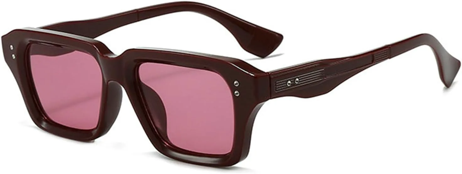 

Солнцезащитные очки Willochra Square для женщин, популярные модные, маленькие, узкие, с заклепками, женские, сине-черные, с защитой от УФ-излучения UV400, C6