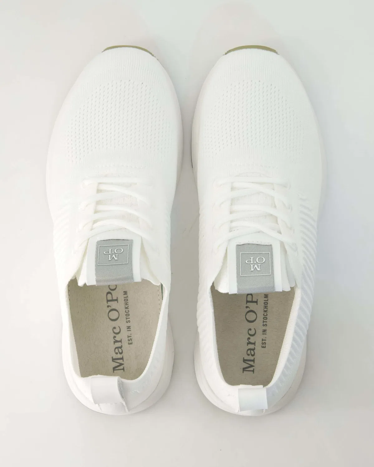 Кроссовки низкие текстильные Marc O'Polo Shoes, белый — фото 4