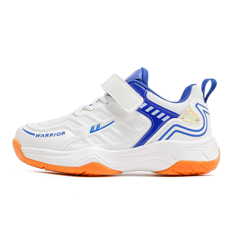 

Warrior Антискользящие и износостойкие дышащие низкие детские кроссовки Blue Kids, White Royal Blue