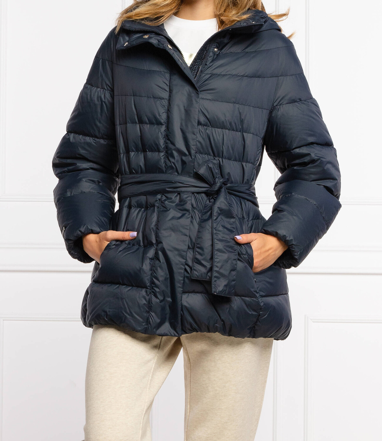 

Куртка Peserico regular fit, темно-синий