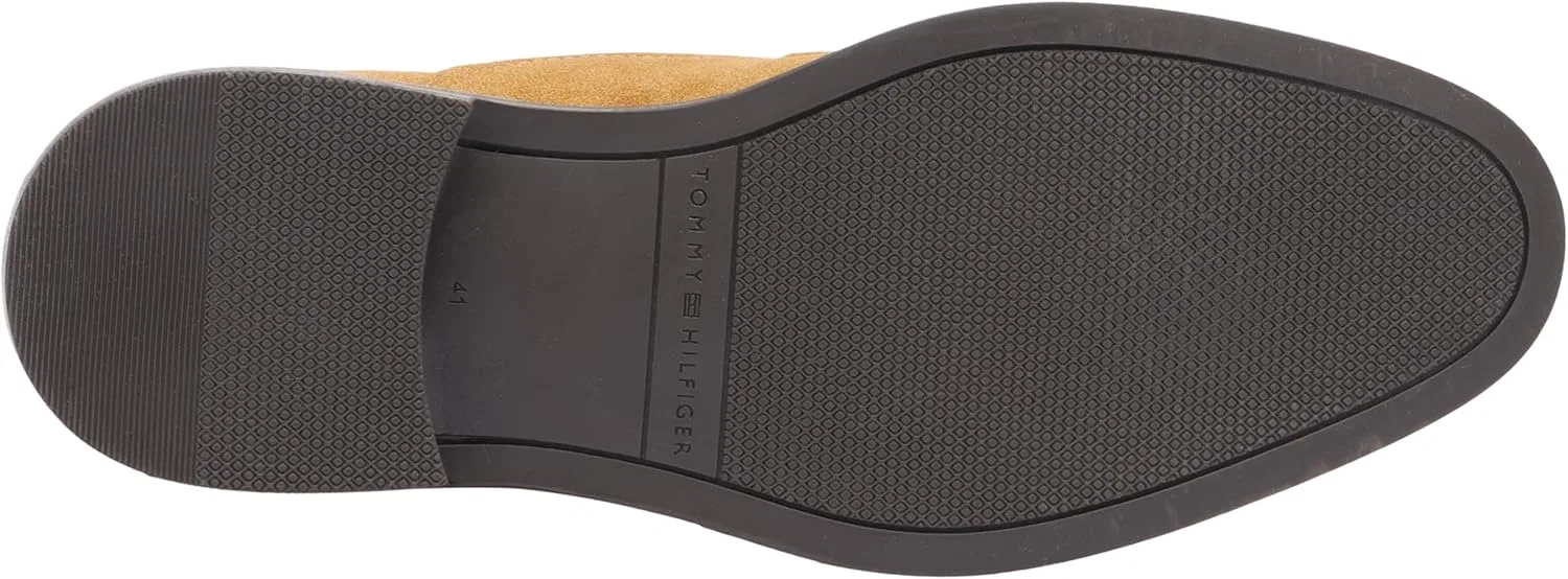Мужские туфли-дерби Tommy Hilfiger из замши с закругленным носком, Brown Sahara — фото 2