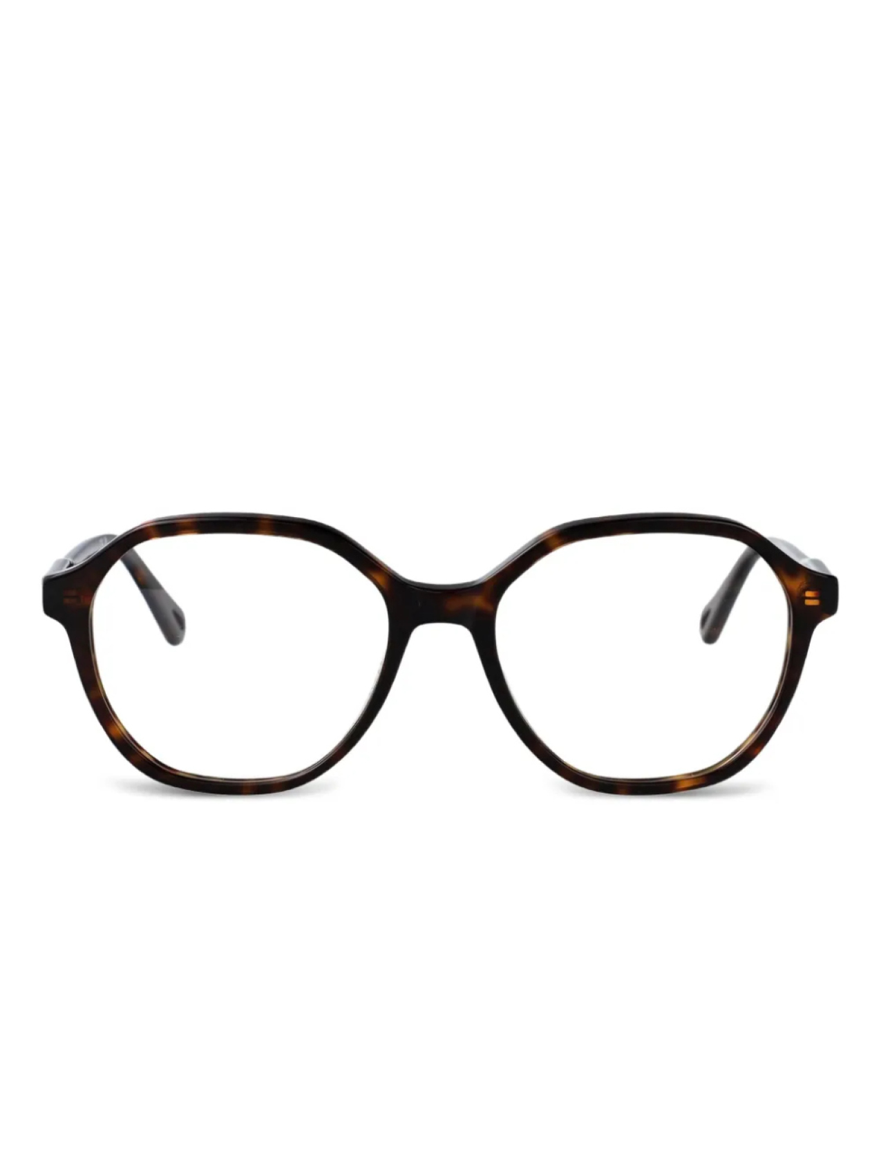 

Очки в квадратной оправе Chloé Eyewear, коричневый