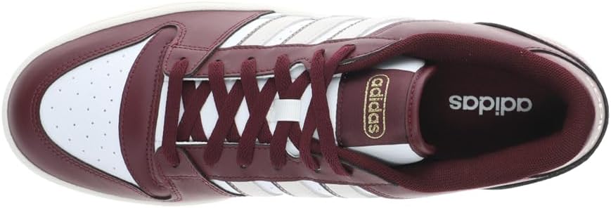 Кроссовки Adidas Унисекс-Взрослый Turnaround, белый/бордовый/песочный — фото 4