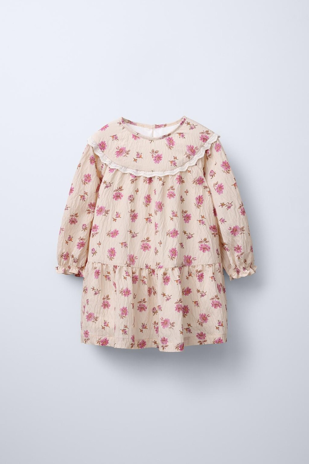

Цветочное платье ZARA, экрю