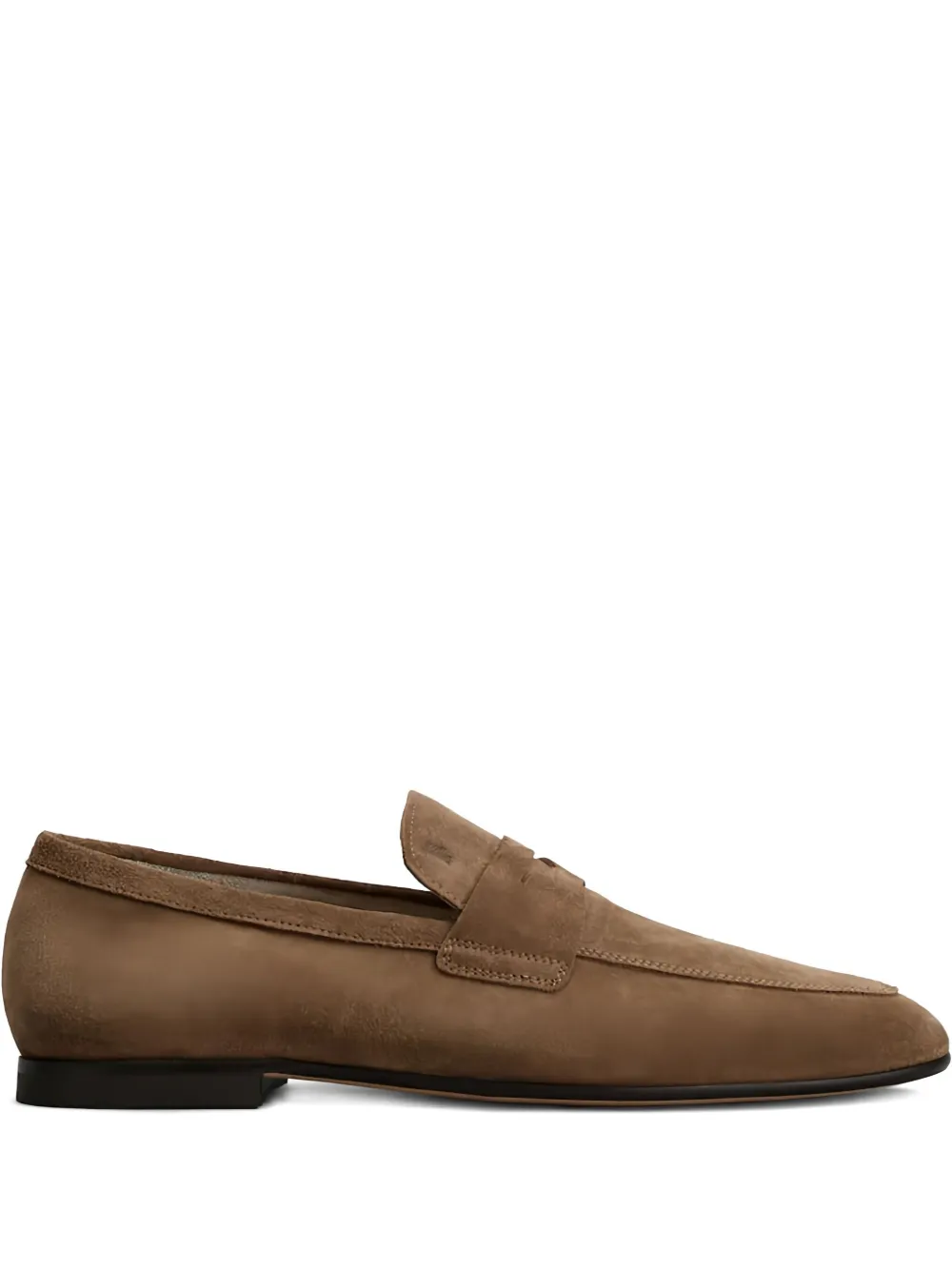 

Замшевые пенни-лоферы TOD'S, коричневый