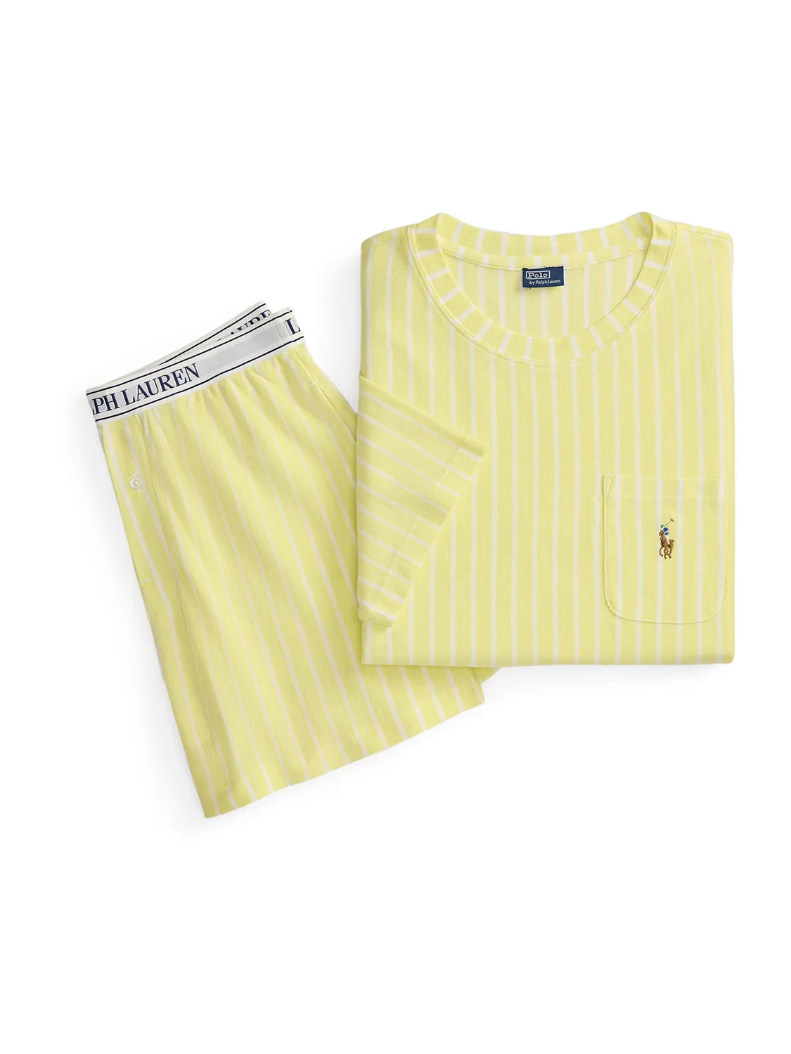 Пижама 'Вязаная оксфордская' Polo Ralph Lauren, Yellow — фото 2