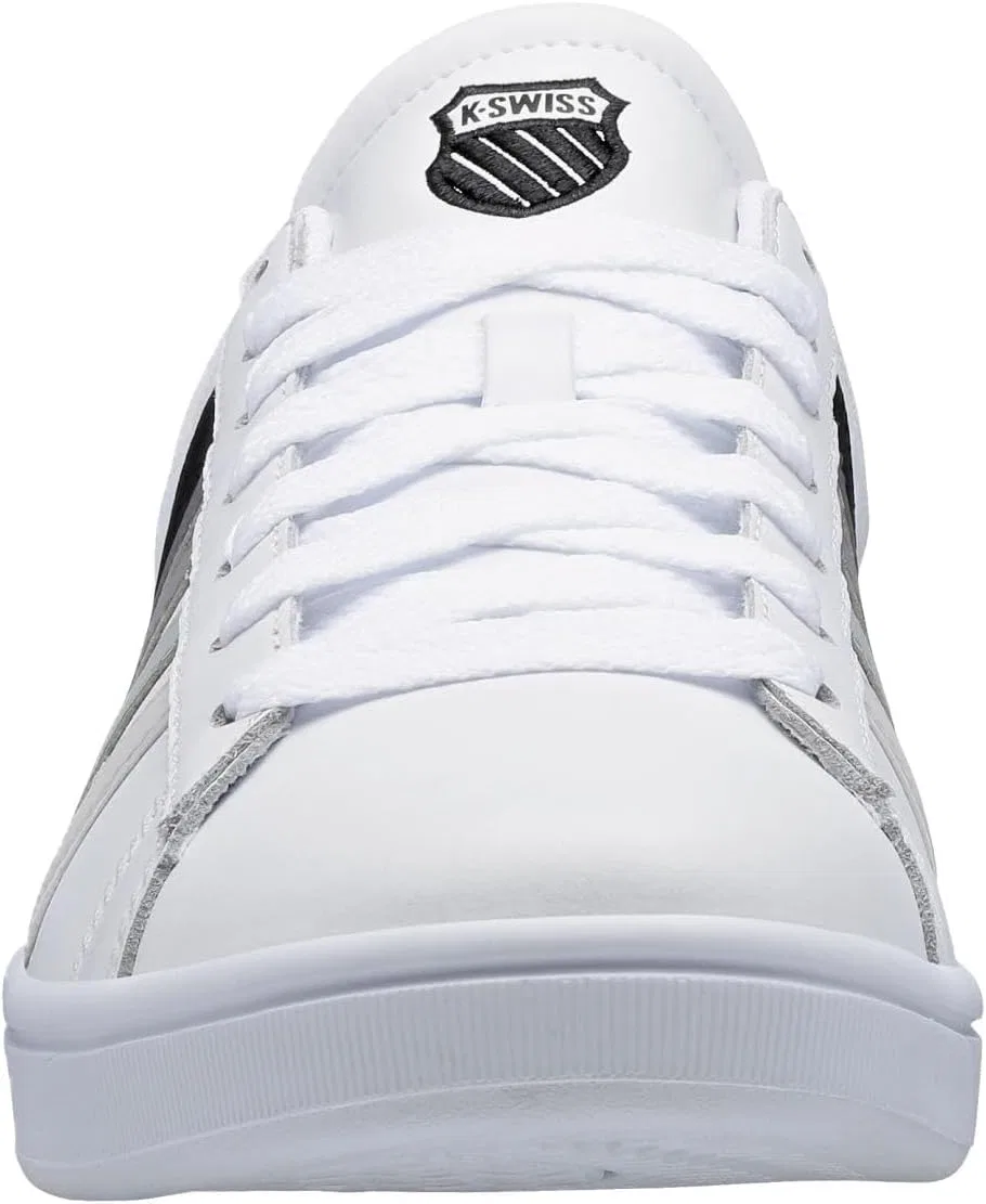 Кроссовки K-Swiss Women's Court Winston Trainers, White Black Gradient White — фото 2