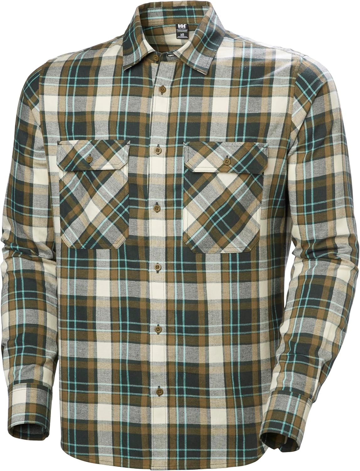 

Рубашка Helly-Hansen Lokka Flannel LS - мужская, легкая, с длинным рукавом, классический крой, дышащая и теплая, повседневная одежда для активного отдыха Helly Hansen, 418 Dark Jungle