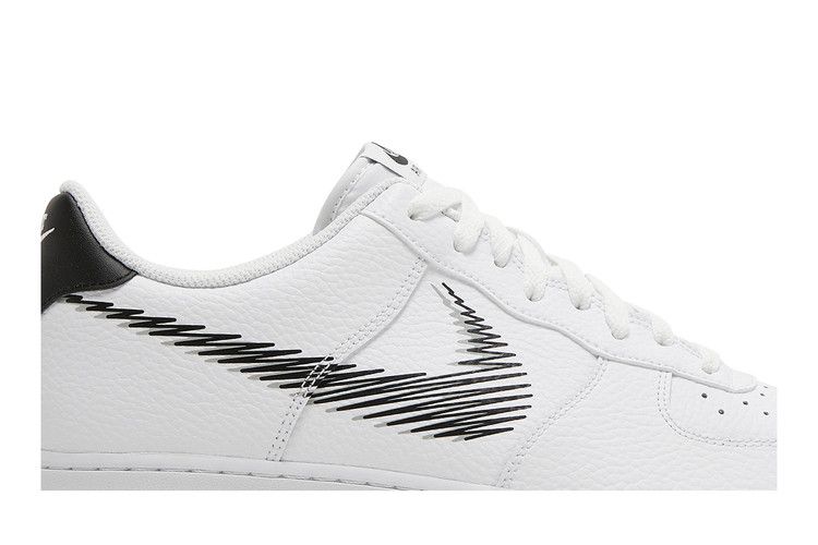 Кроссовки Nike Air Force 1 Low 'Zig Zag - White', белый — фото 3