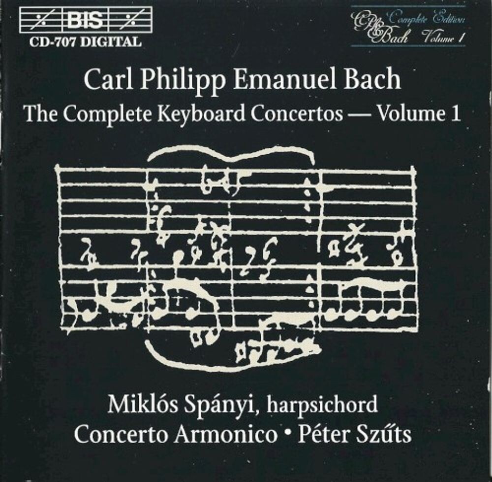 

Диск CD Comp Kbd Con Vol. 1 - C.P.E. Bach