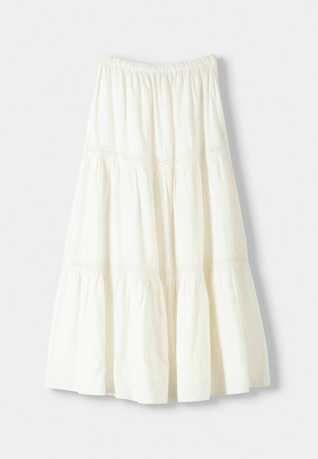 

Юбка макси Bershka, белый