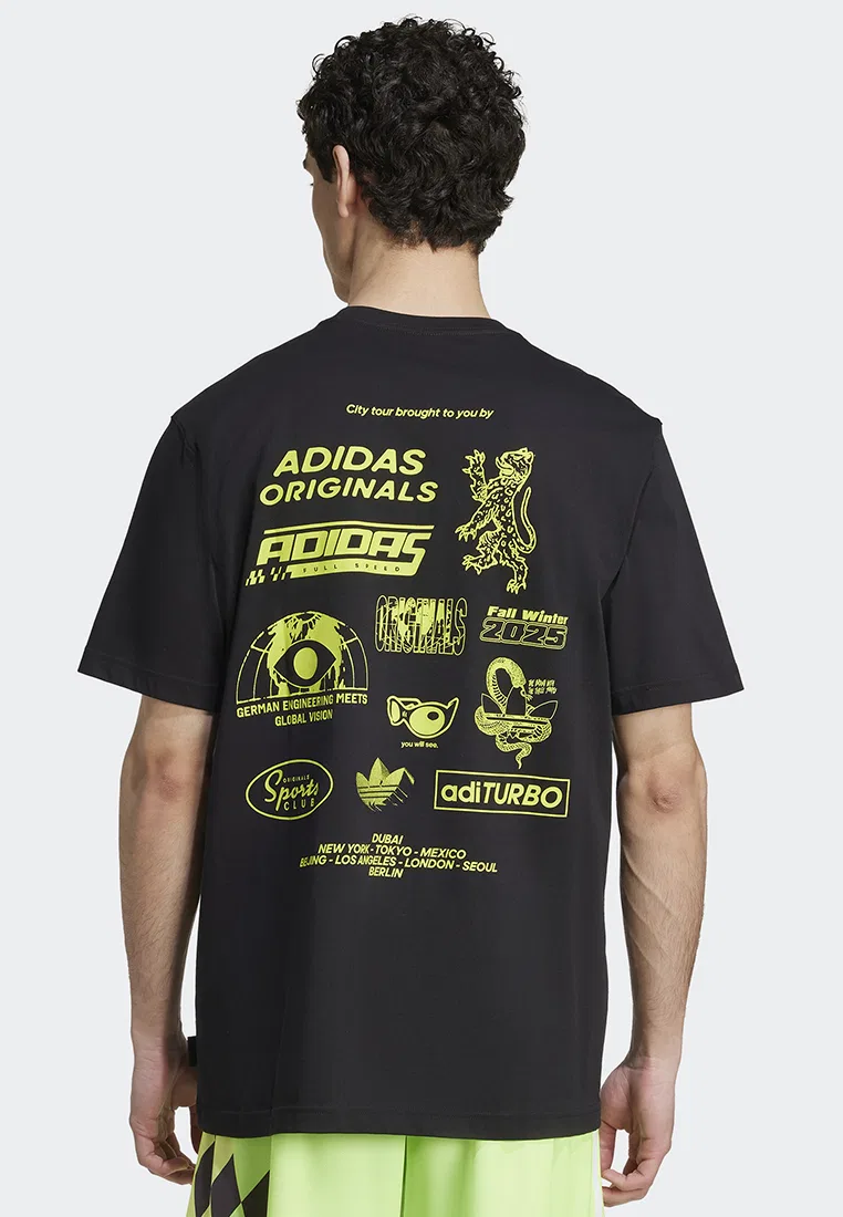 Футболка, серия Trefoil, Regular, Adidas, черный — фото 2