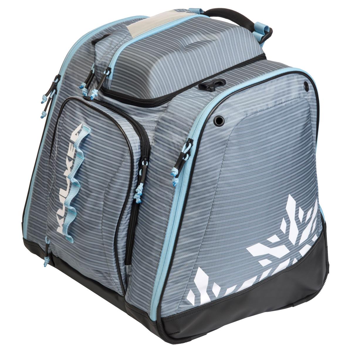 

Рюкзак Powder Trekker для лыжных ботинок Kulkea, Lilac Stripes/White/Light Blue