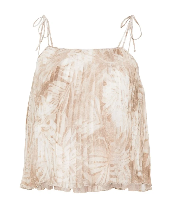 

Бежевый топ из полиэстера, произведено в Италии. Ermanno Scervino, бежевый