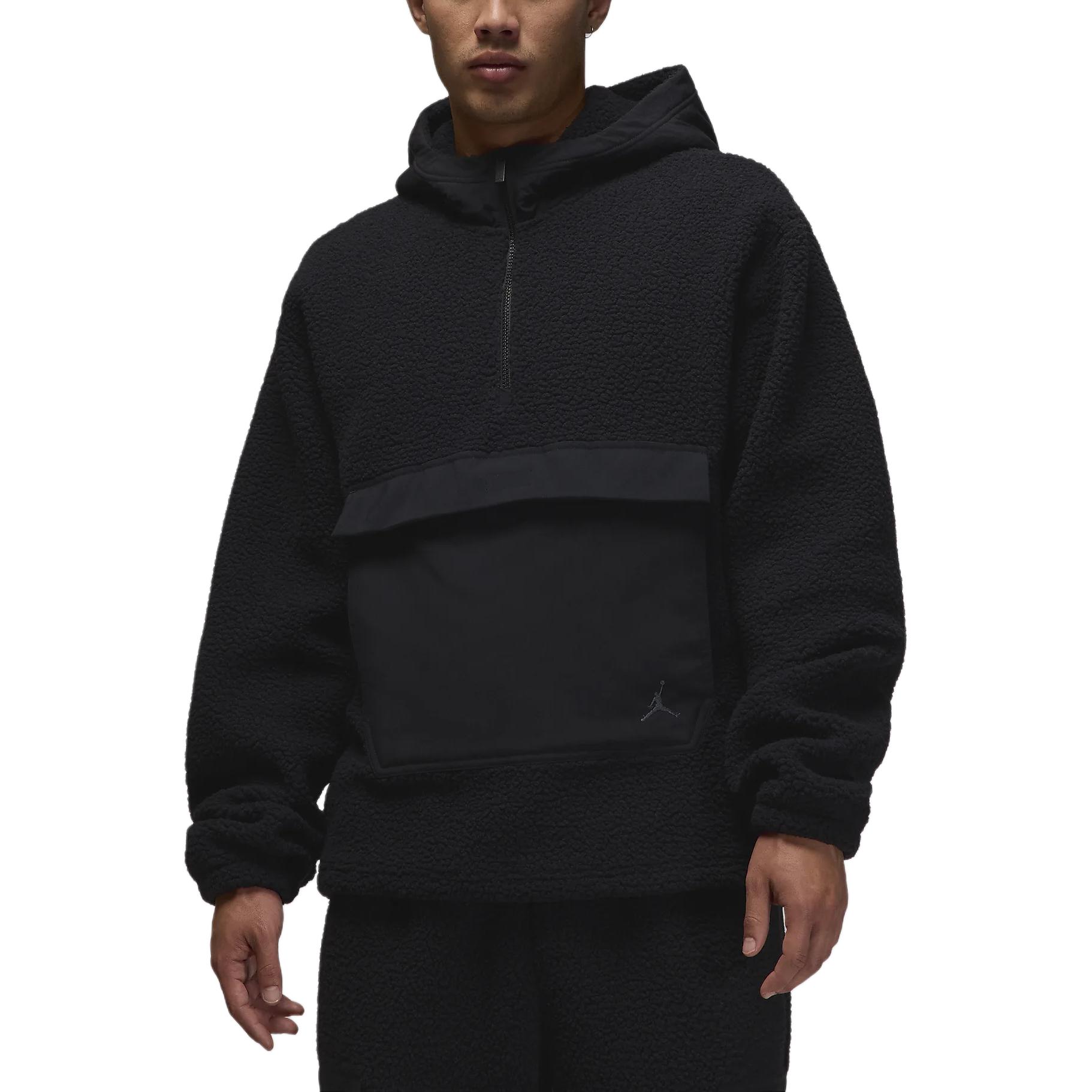 Толстовка с капюшоном Flight Men's High Pile Fleece Jordan, черный — фото 3